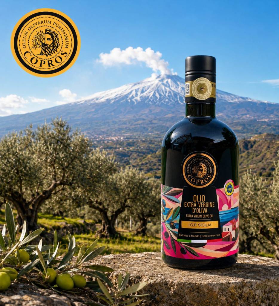 COPROS olio extra vergine di oliva italiano IGP SICILIA