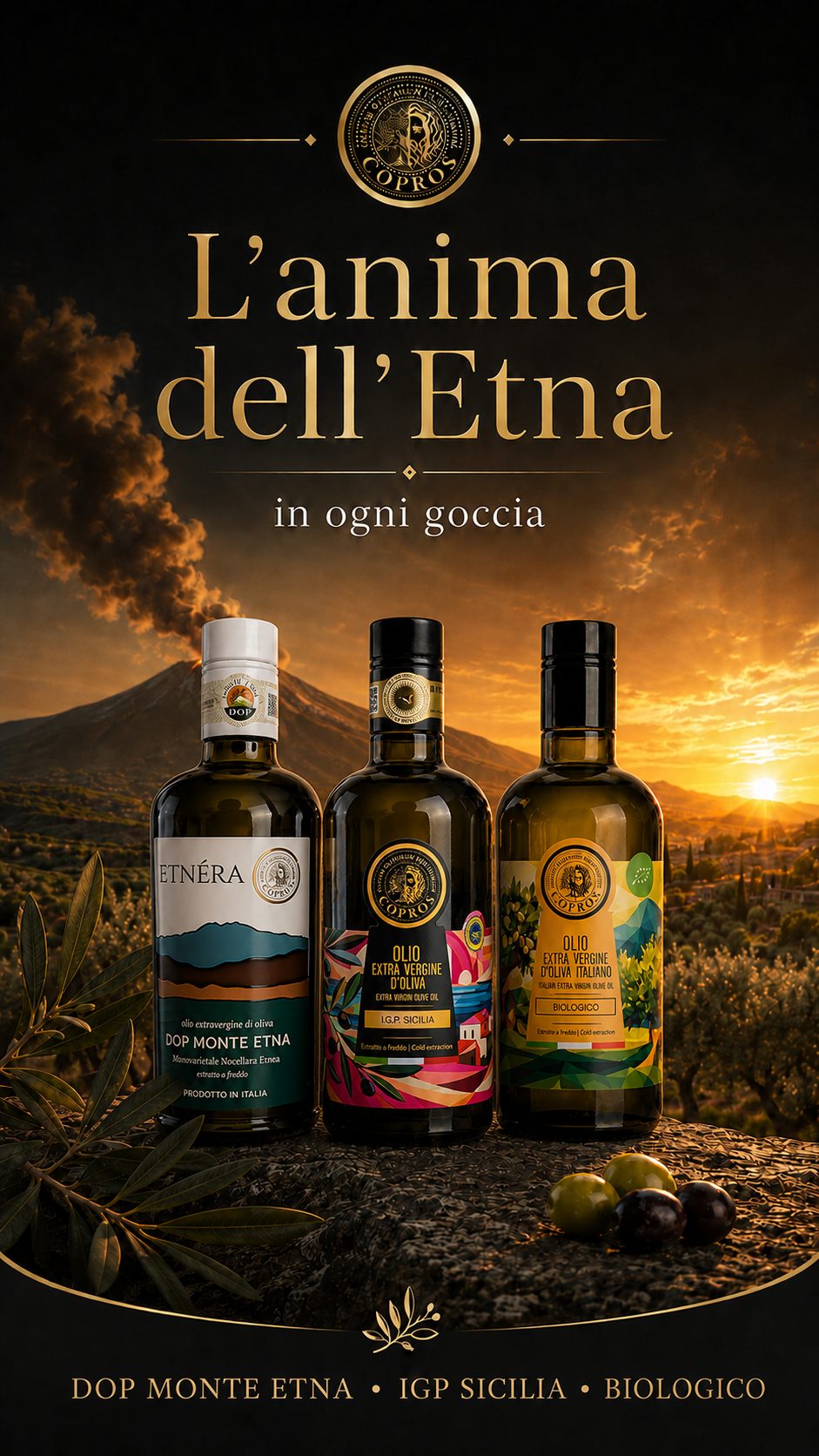 dop monte etna - igp sicilia biologico copros