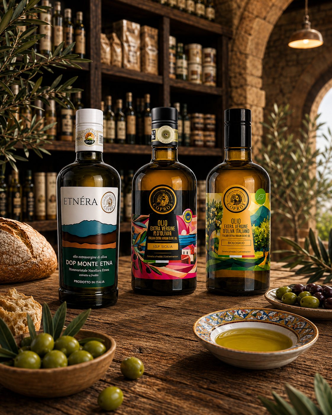 Forniture olio EVO per ristoranti Co.Pr.O.S.